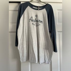 auburn long sleeve tee